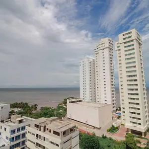 Hermoso Apartamento Con Vista Al Mar Rodadero White 1005 Apartamento